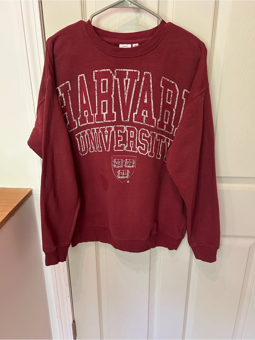 Crewneck Sweatshirt - Women's Maroon Pullover
